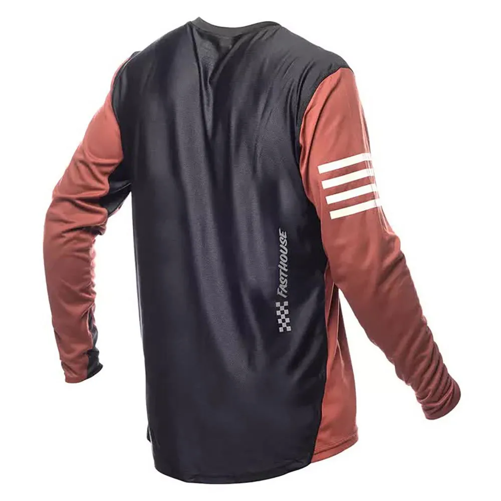 Fasthouse Alloy Rally Langarmet T-skjorte, Clay / black, S Fasthouse Alloy Rally Langarmet T-skjorte, Clay / black, S