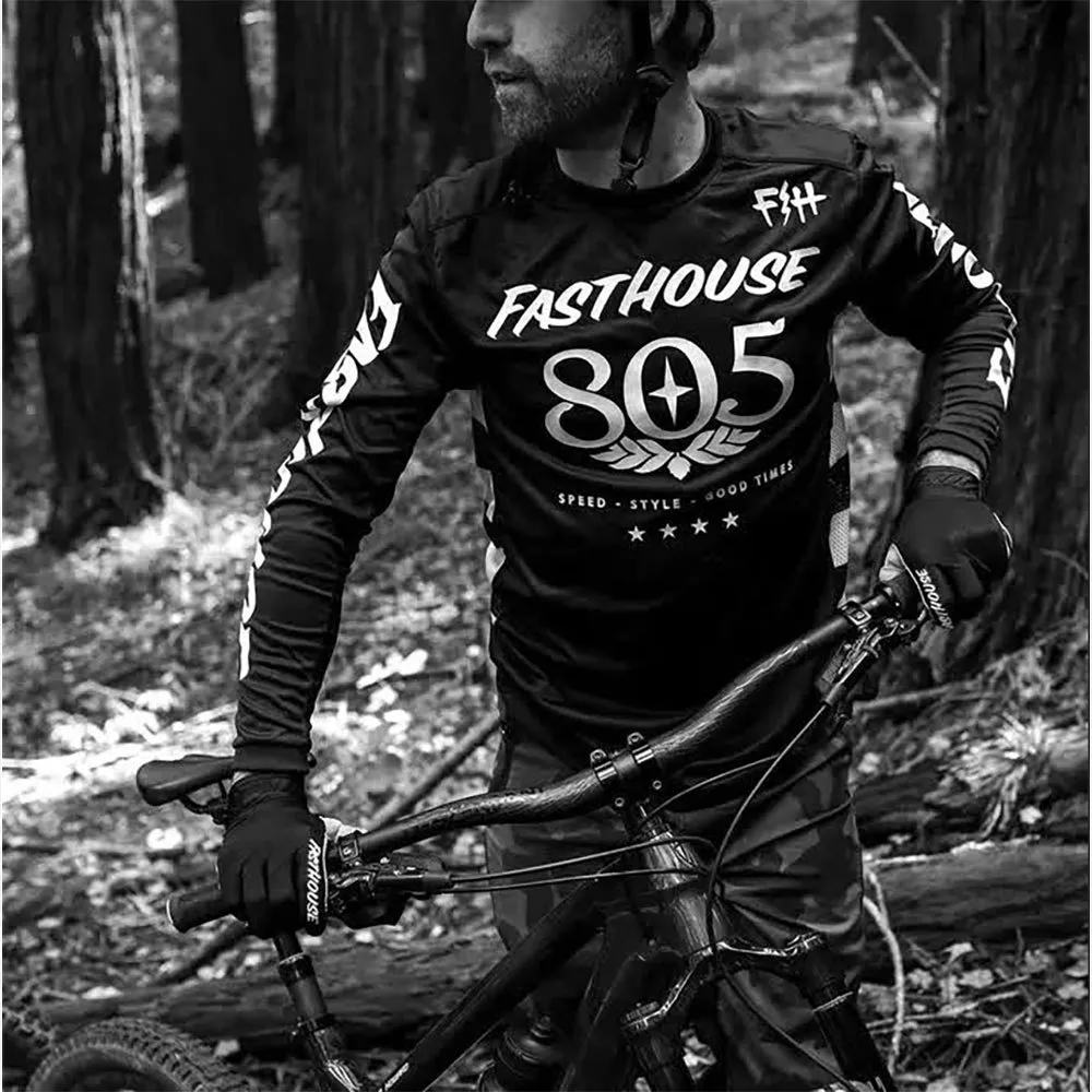 Fasthouse Classic 805 Langarmet T-skjorte, Black, S