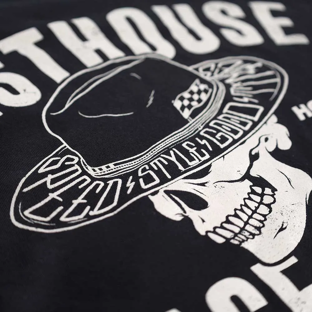Fasthouse Hq Club Kortarmet T-skjorte, Black, S
