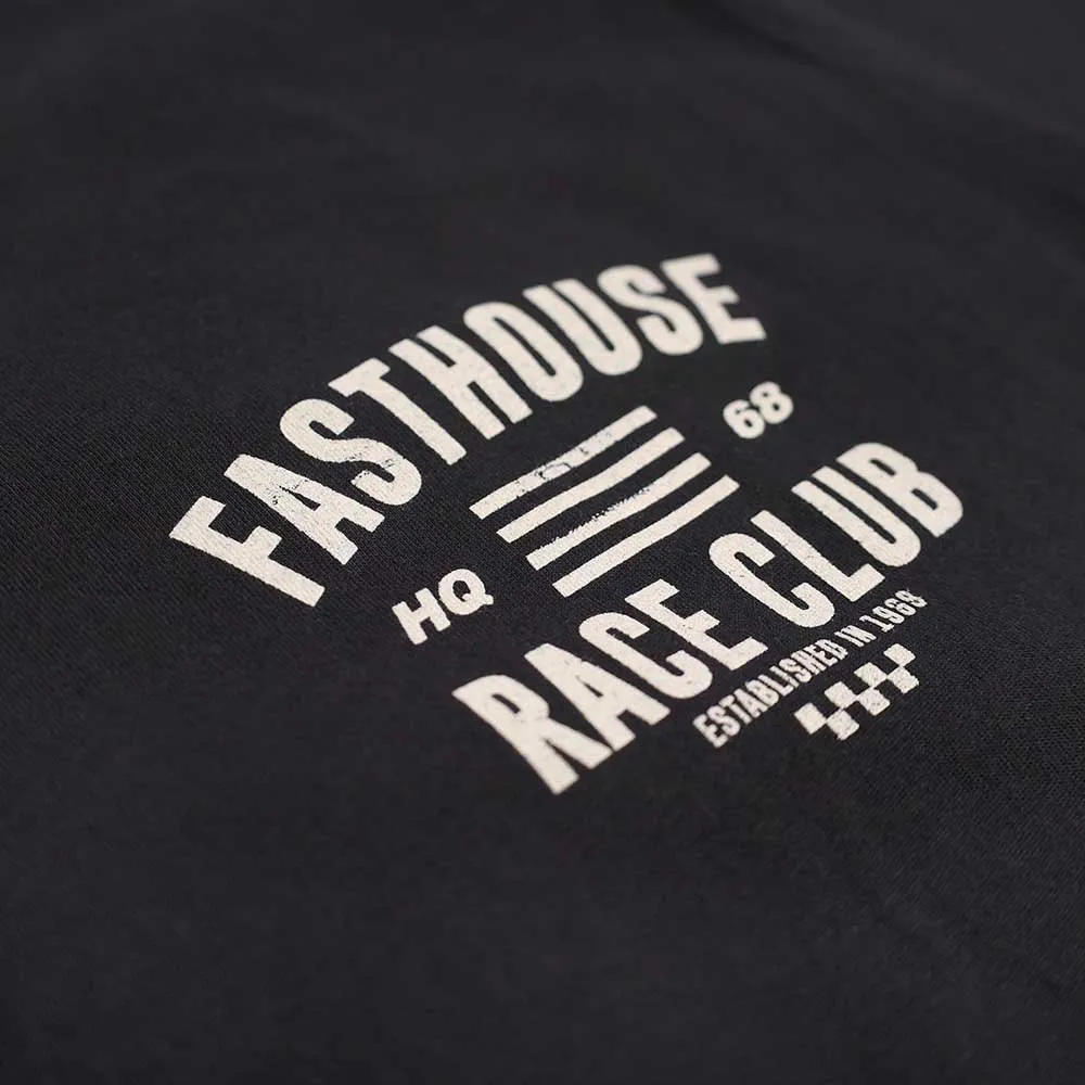 Fasthouse Hq Club Kortarmet T-skjorte, Black, S