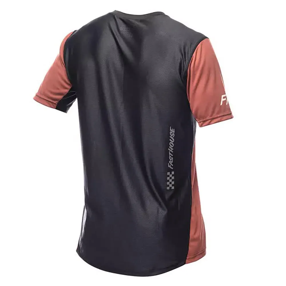 Fasthouse Rally Kortarmet T-skjorte, Clay / black, S