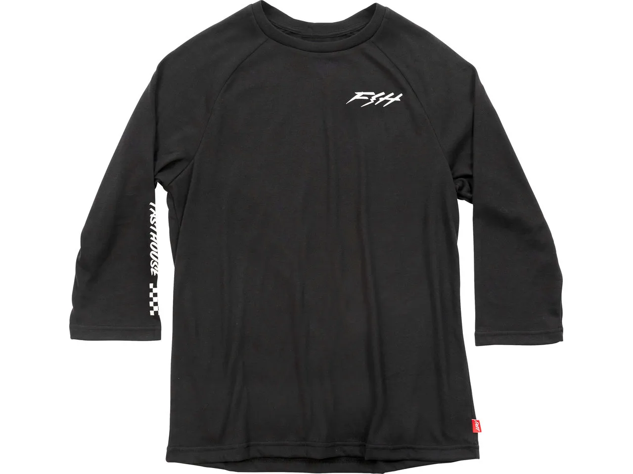 Fasthouse Rush Raglan Tech T-Shirt, Black, L Fasthouse Rush Raglan Tech T-Shirt, Black, L