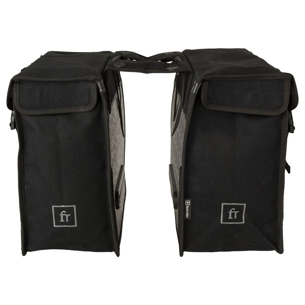 fastrider Canvas Basics Mik Double Sykkelvesker 41l, Black, One Size