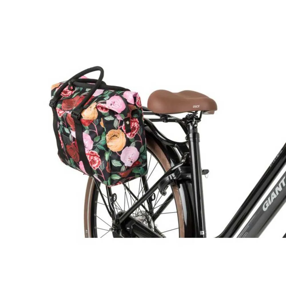 fastrider Nyla Trend Single 20l Sykkelvesker, Floral red, One Size fastrider Nyla Trend Single 20l Sykkelvesker, Floral red, One Size
