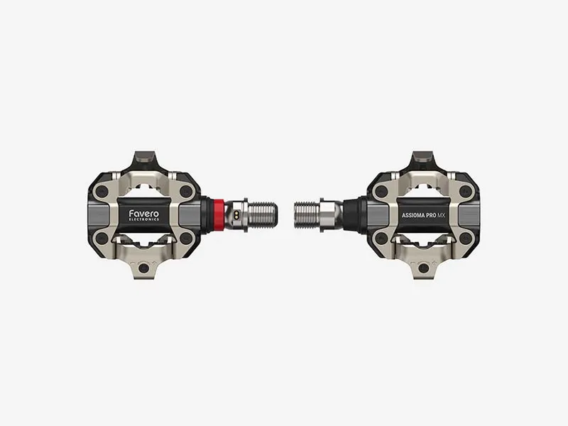Favero Electronics Assioma Pro MX-1 Wattpedaler, Silver / black, One Size Favero Electronics Assioma Pro MX-1 Wattpedaler, Silver / black, One Size