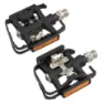 FDF Bike Shop Double Function Sykkelpedaler, Black, One Size