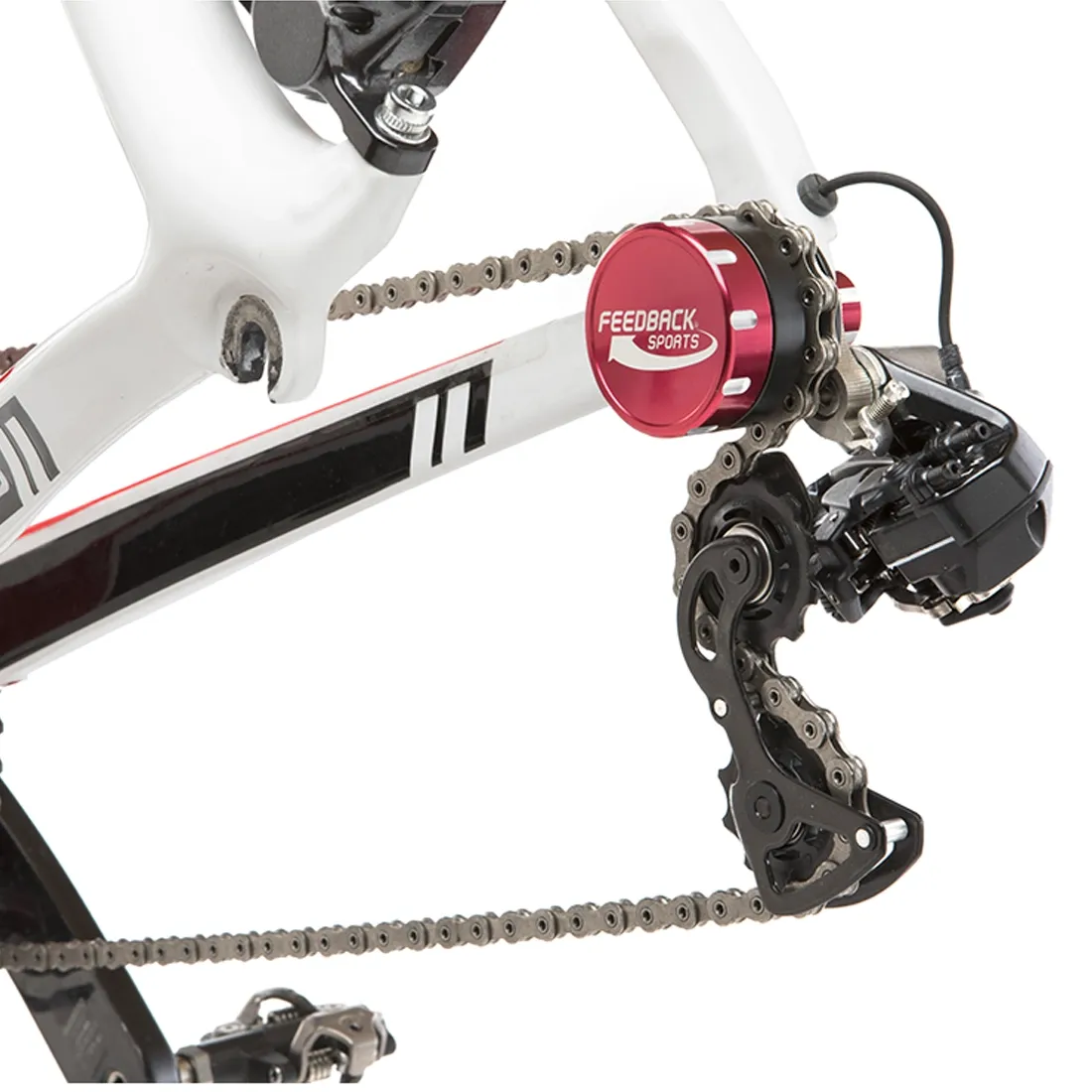 Feedback Sports Chain Keeper Dummynav, Red / black, One Size