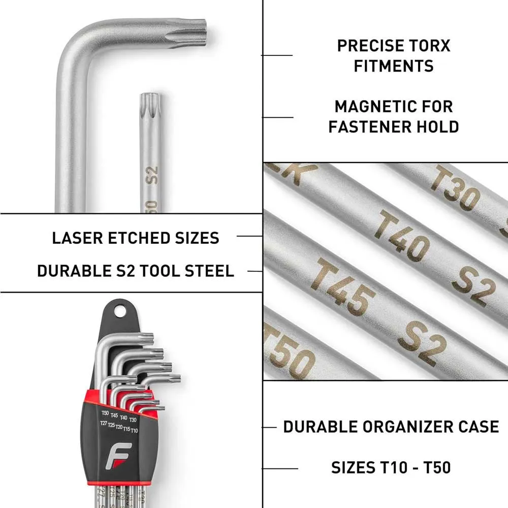 Feedback Sports Torx-nøkkelsett, Silver, One Size Feedback Sports Torx-nøkkelsett, Silver, One Size