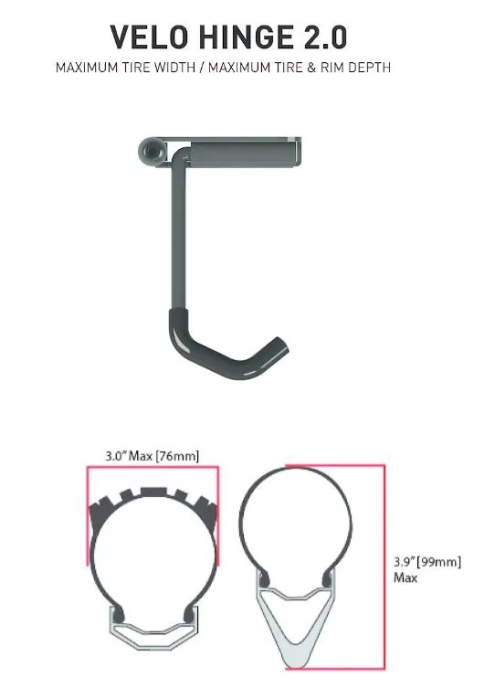 Feedback Sports Velo Hinge 2.0 Veggstativ