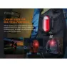 Fenix Bc05r V2.0 Baklys, Red / black, 15 Lysstyrker