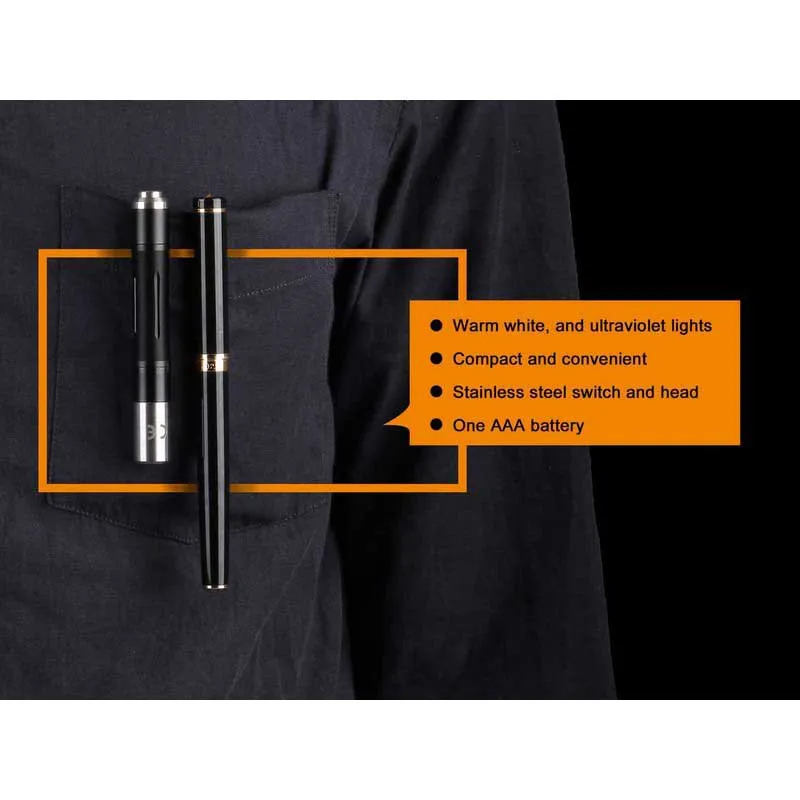 Fenix Ld02 V2.0 Lommelykt, Black, 70 Lysstyrker Fenix Ld02 V2.0 Lommelykt, Black, 70 Lysstyrker