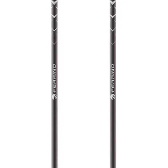 Ferrino Horn Spaserstokker, Black / silver, 115cm