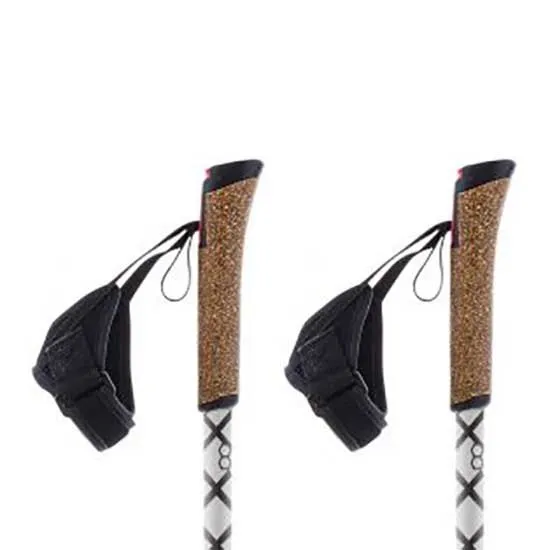 Ferrino Horn Spaserstokker, Black / silver, 115cm