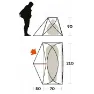 Ferrino Solo Telt, Orange, 1 Sted