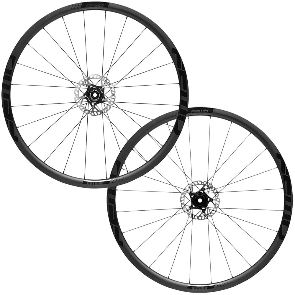 FFWD Outride Cl Disc Tubeless Landeveishjulsett, Black, 12 x 100 / 12 x 142mm, Shimano/Sram HG FFWD Outride Cl Disc Tubeless Landeveishjulsett, Black, 12 x 100 / 12 x 142mm, Shimano/Sram HG
