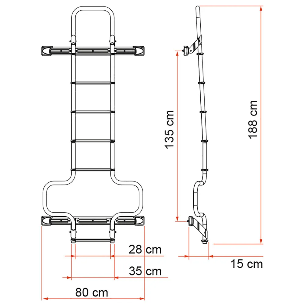 Fiamma Deluxe Dj Ducato Trapper, Grey, One Size