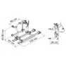 Fiamma Pro C Sykkelstativ For 2 Sykler, Deep black, 4 Sykkels