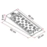 Fiamma System Magnum Kile For Nivellering Av Campingvogn, Grey, One Size