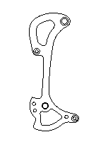 Fibre-Lyte Shimano Xtr 2007 Long Cage, 86,5mm Indre Girarm