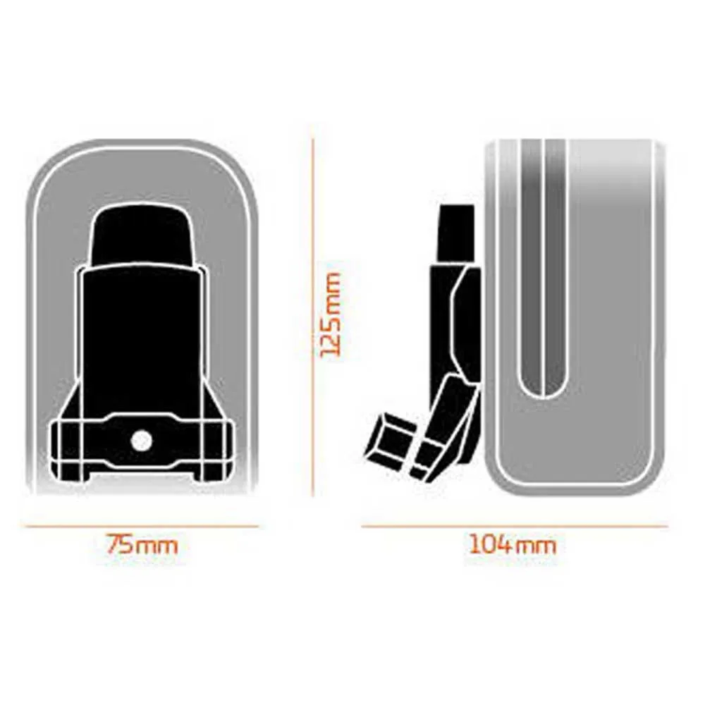 Fidlock Push 0.4l Verktøy Sadelveske, Black, One Size Fidlock Push 0.4l Verktøy Sadelveske, Black, One Size