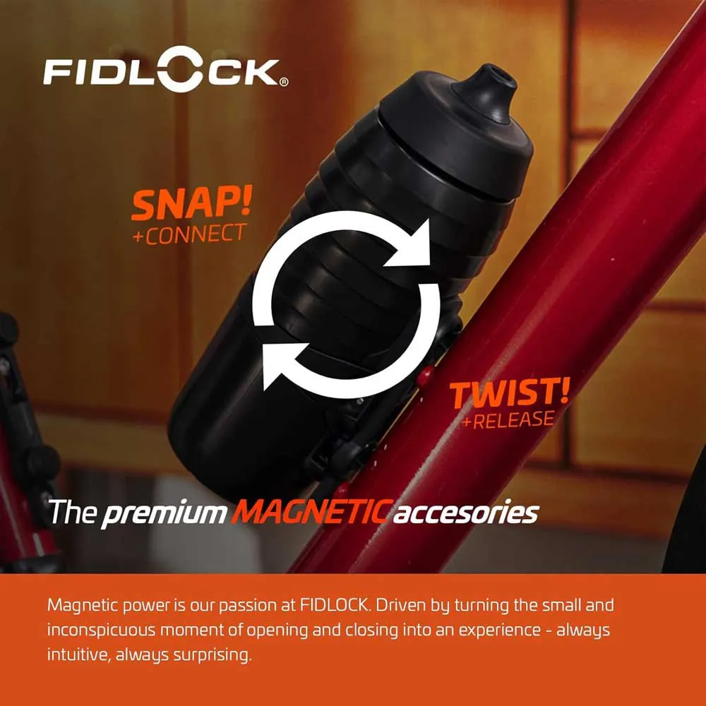 Fidlock Twist X Keego 600ml With Bike Base Vannflaske, Black, One Size Fidlock Twist X Keego 600ml With Bike Base Vannflaske, Black, One Size