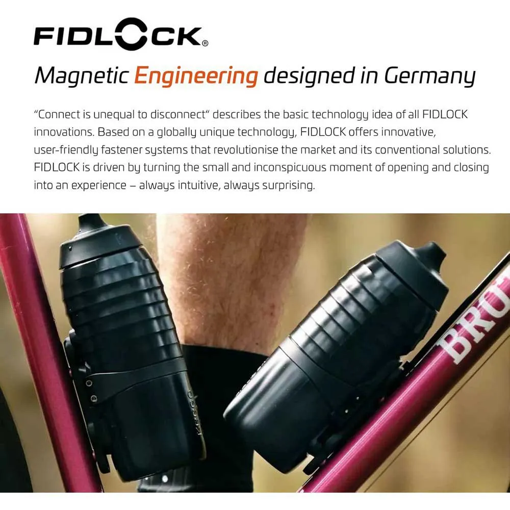 Fidlock Twist X Keego 600ml With Bike Base Vannflaske, Black, One Size Fidlock Twist X Keego 600ml With Bike Base Vannflaske, Black, One Size