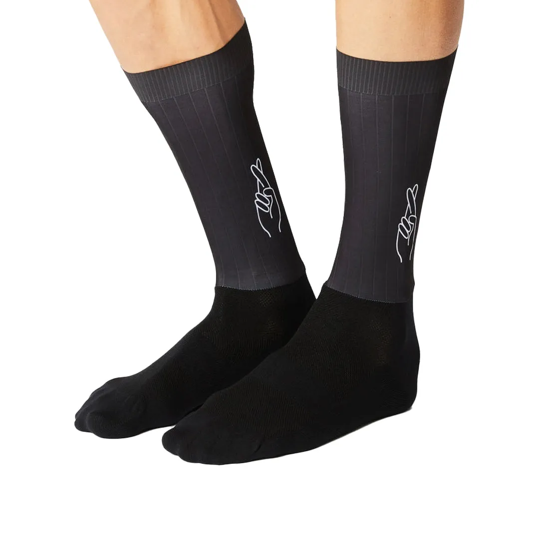 FINGERSCROSSED Sock Aero Logo