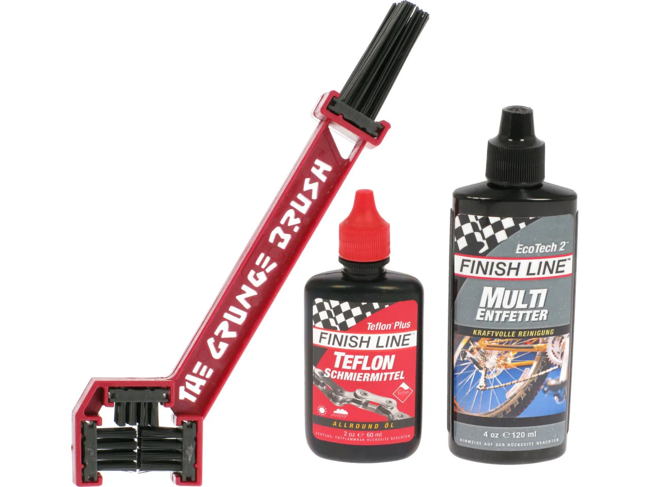 Finish Line Starter Kit 1-2-3 / The Grunge Brush Combo 2, Red, One Size Finish Line Starter Kit 1-2-3 / The Grunge Brush Combo 2, Red, One Size