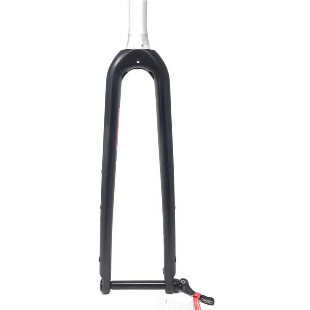 Finna Gravel Carbon Fork Gravel Gaffel, Black, 28" - 700C, Rigid