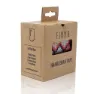Finna Woven Jungle Styretape, White / pink / red, 2200mm