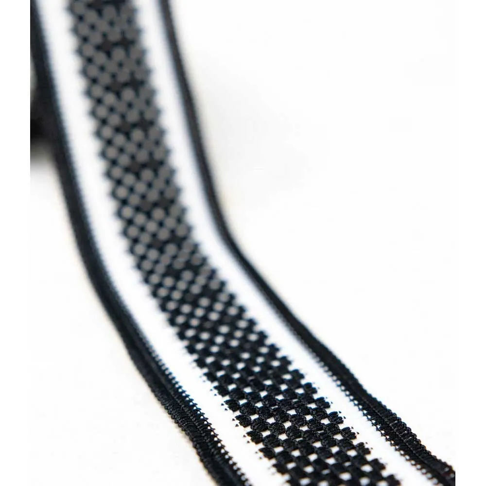 Finna Woven Sport Styretape, White / black, 2200mm Finna Woven Sport Styretape, White / black, 2200mm