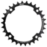 First Round 4 Bolts Fitting 104 Bcd Kjettingring, Black, 36t