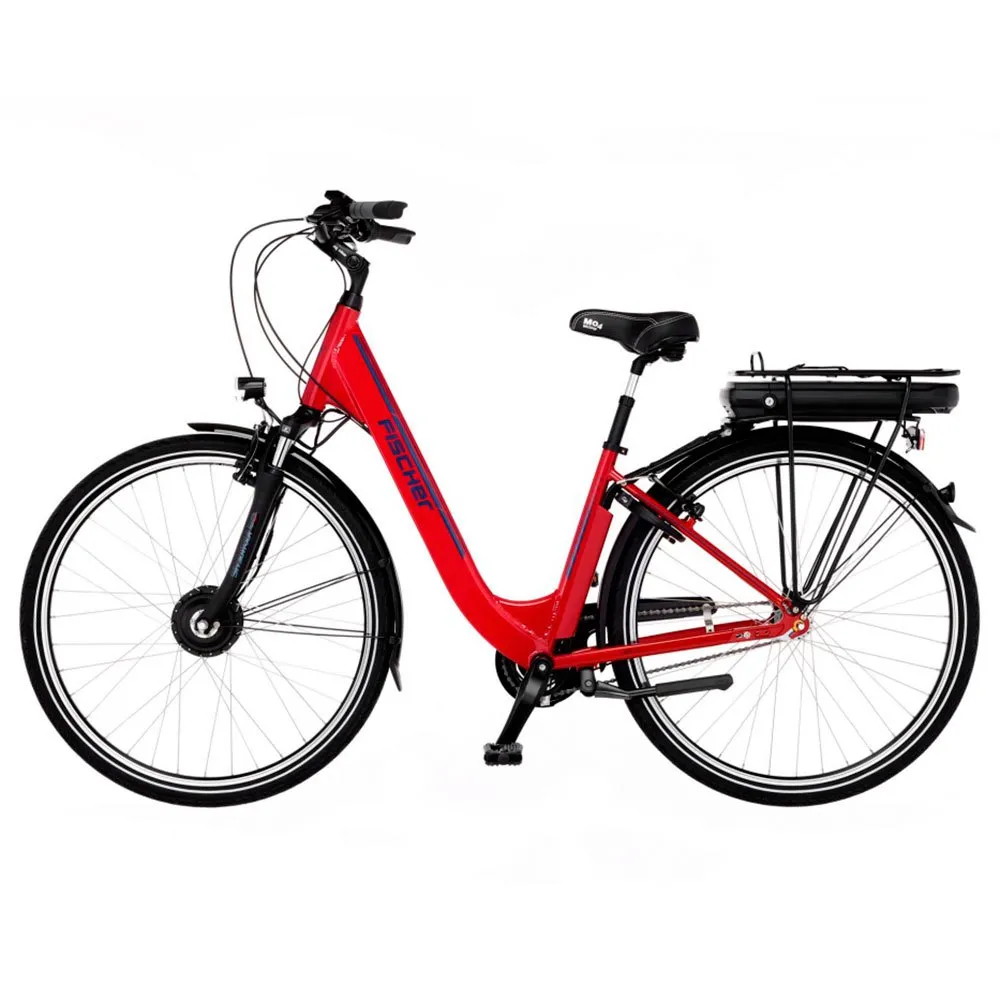 Fischer Bikes Cita 1.0 28´´ 2022 Elektrisk Sykkel, Red, 44, 317Wh, Elsykkel