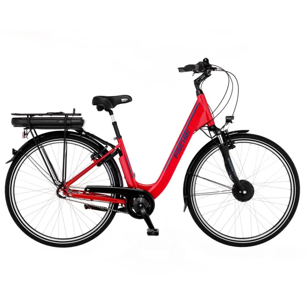 Fischer Bikes Cita 1.0 28´´ 2022 Elektrisk Sykkel, Red, 44, 317Wh, Elsykkel