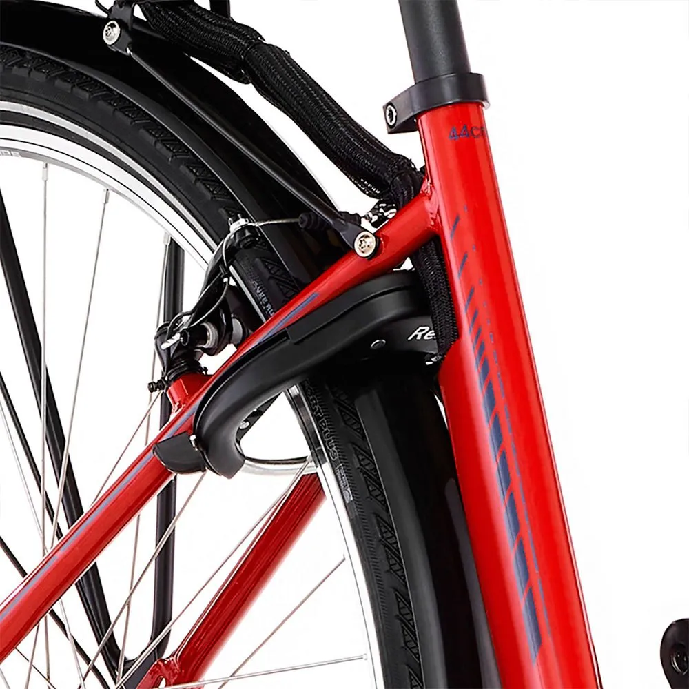 Fischer Bikes Cita 1.0 28´´ 2022 Elektrisk Sykkel, Red, 44, 317Wh, Elsykkel