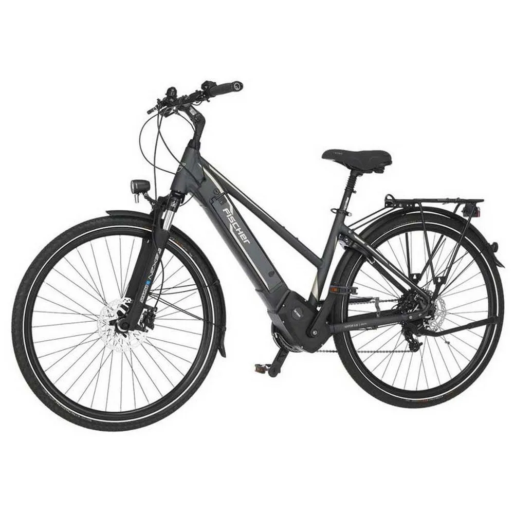 Fischer Bikes Viator 5.0i 700 Elektrisk Sykkel, Matte grey, One Size, 418Wh, Elsykkel Fischer Bikes Viator 5.0i 700 Elektrisk Sykkel, Matte grey, One Size, 418Wh, Elsykkel