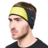 Fischer Windshell Hodebånd male, Black / neon yellow