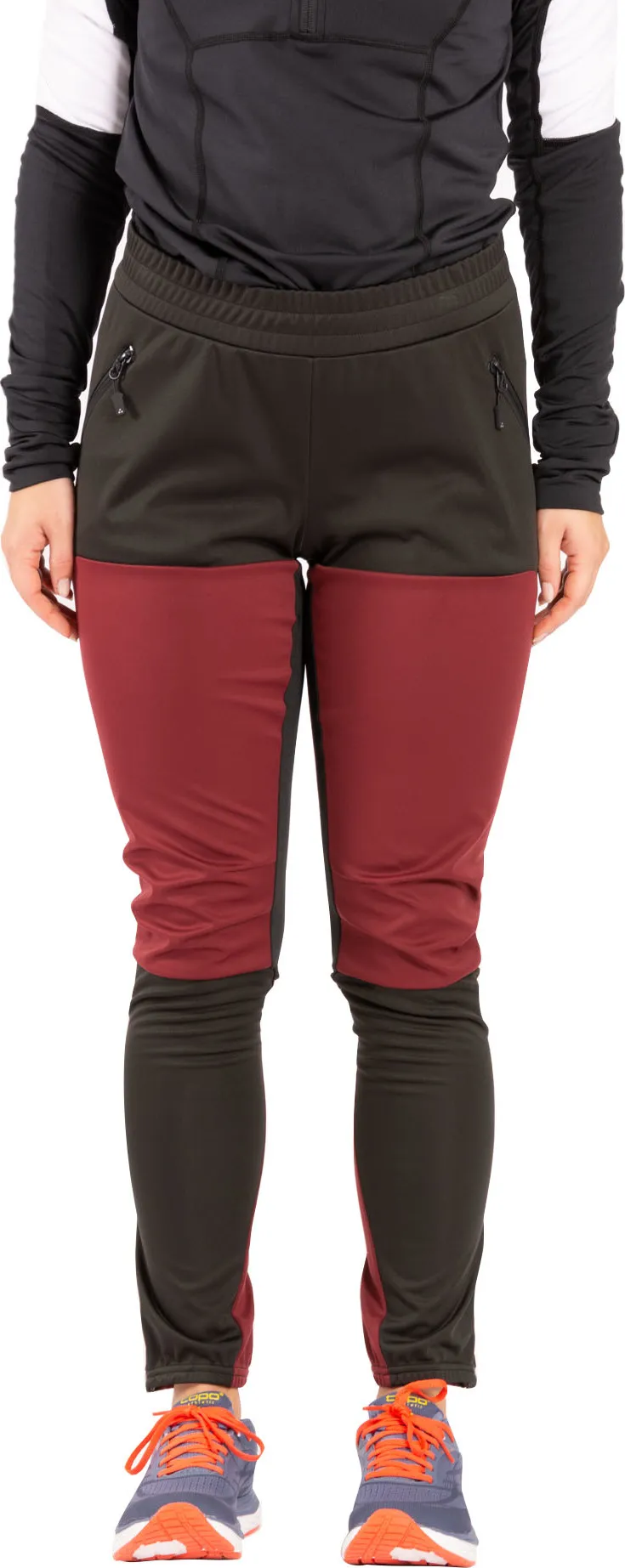 Fischer Women's Åsarna 2 Softshell Pants, Burgundy