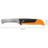 Fiskars K80 Barberhøvel, Black / orange, One Size