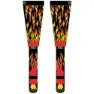 Fist Flaming Legvarmere, Red / black
