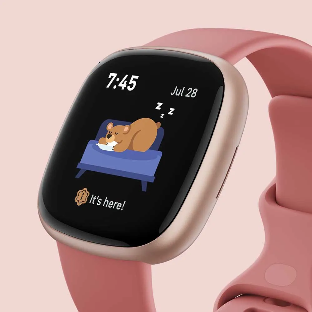 Fitbit Versa 4 Smartklokke Refurbished, Pink sand / copper rose Fitbit Versa 4 Smartklokke Refurbished, Pink sand / copper rose