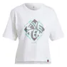 Five Ten Cropped Graphic Kortarmet T-skjorte, White, M