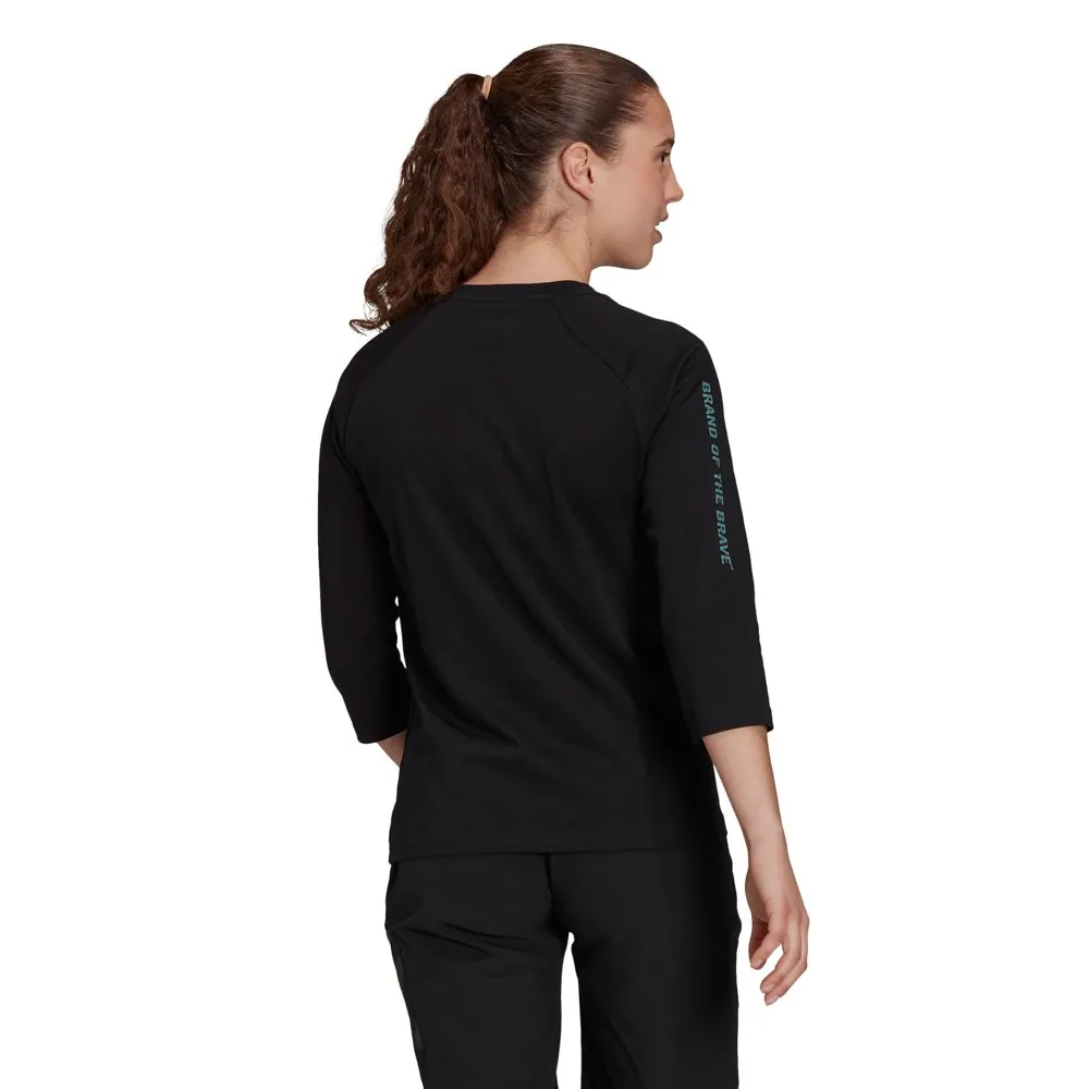 Five Ten Graphic 3/4-ermet T-skjorte, Black / black, M