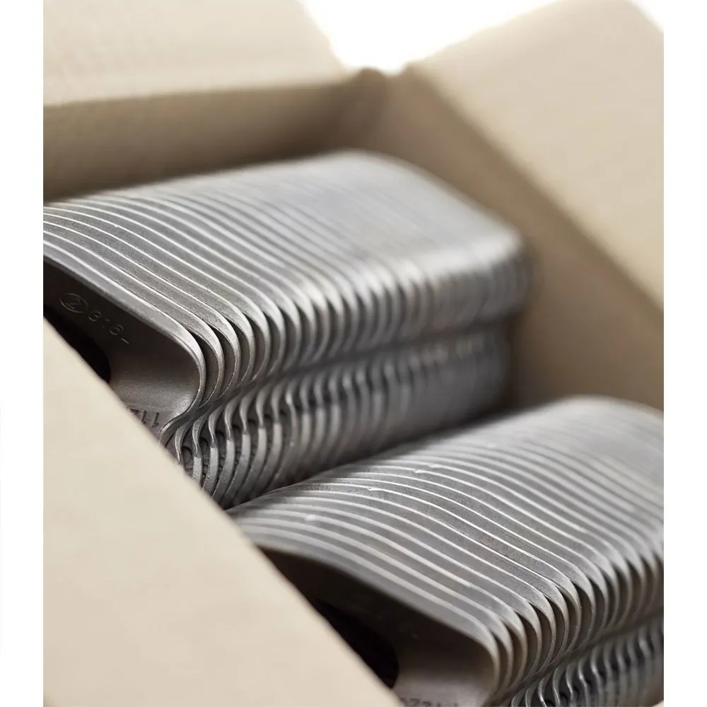 Fixe Climbing Gear 1 M10 Pack 316l Bolt Hanger 100 Enheter, Silver, One Size