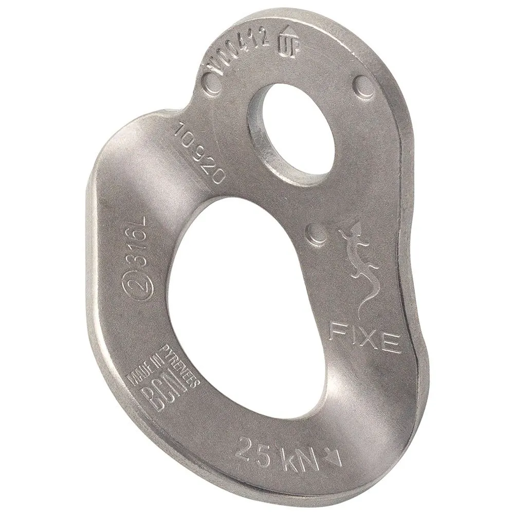 Fixe Climbing Gear 1 M12 Pack 316l Bolt Hanger 100 Enheter, Silver, One Size