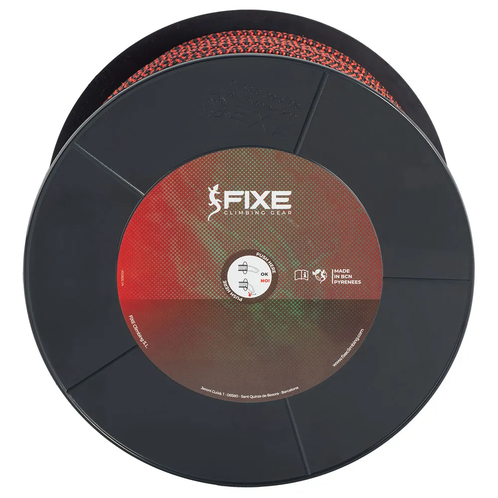 Fixe Climbing Gear C810601065 Aramid 6.0 Mm Tau, Red, 65m