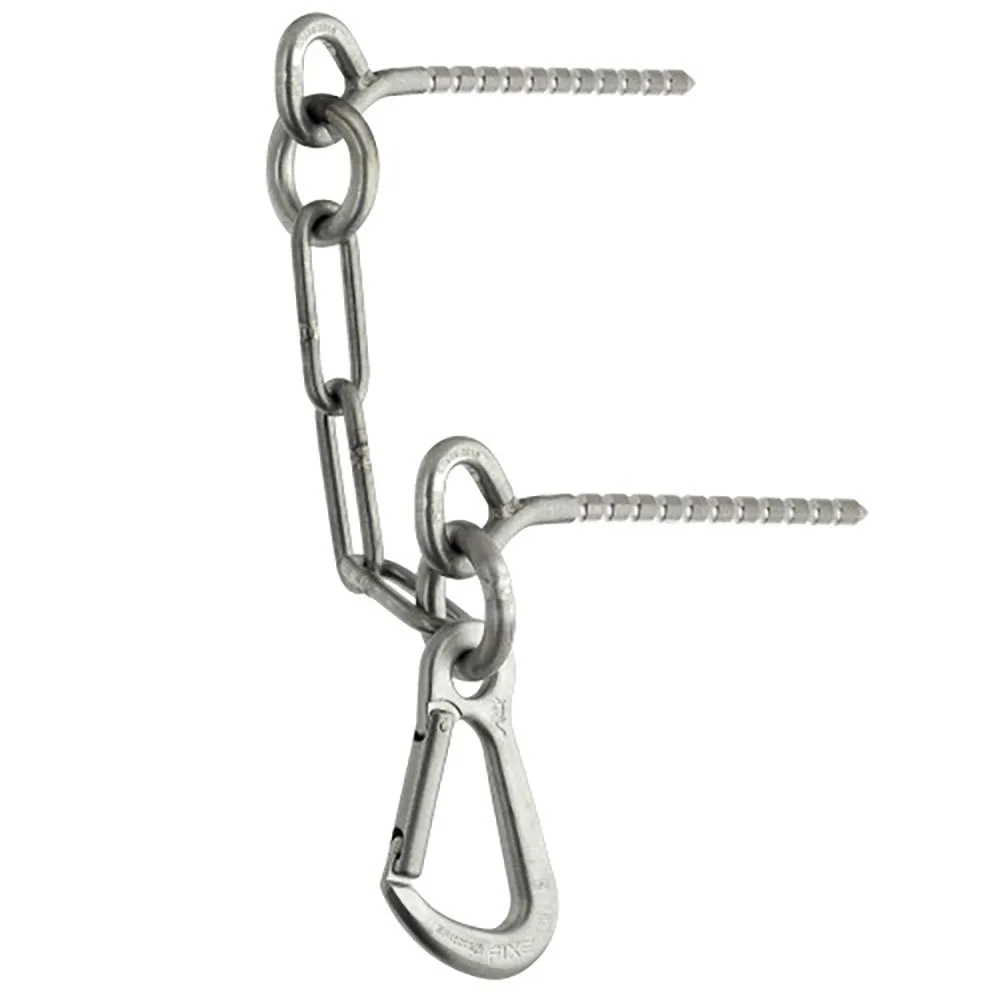 Fixe Climbing Gear D Long Tensor Draco Forankringspunkt, Silver, One Size