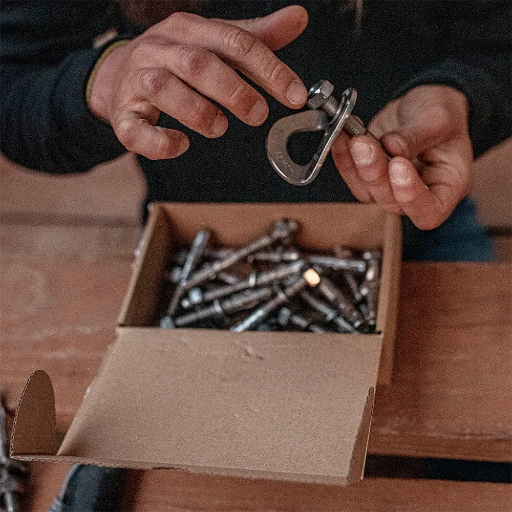 Fixe Climbing Gear Fixe 1 316l M12+parabolt 316l M12x90 Mm Pack Bolt Hanger 100 Enheter, Steel, One Size Fixe Climbing Gear Fixe 1 316l M12+parabolt 316l M12x90 Mm Pack Bolt Hanger 100 Enheter, Steel, One Size