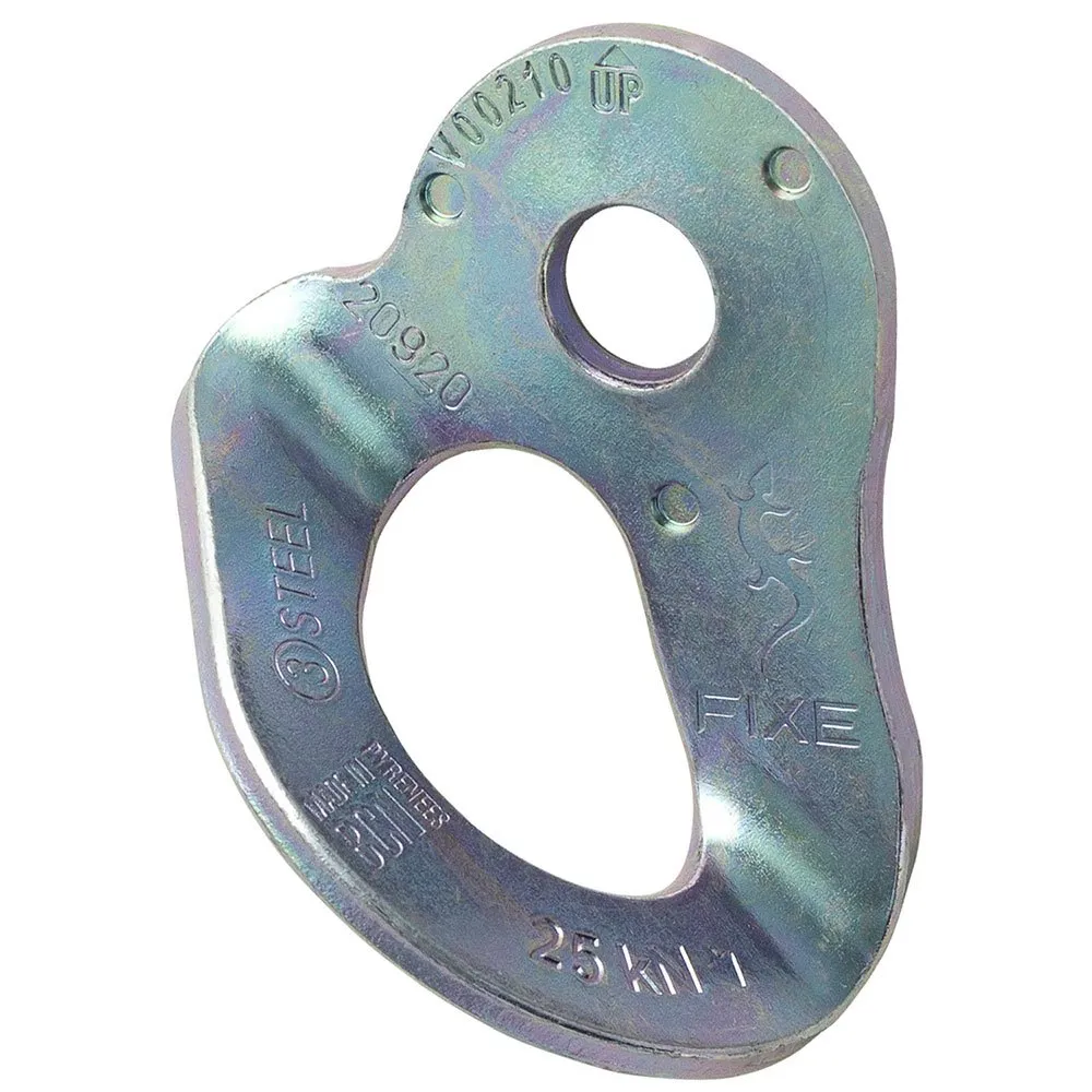 Fixe Climbing Gear Fixe 1 Galvanised Steel M10 Bolt Hanger 20 Enheter, Silver, One Size Fixe Climbing Gear Fixe 1 Galvanised Steel M10 Bolt Hanger 20 Enheter, Silver, One Size