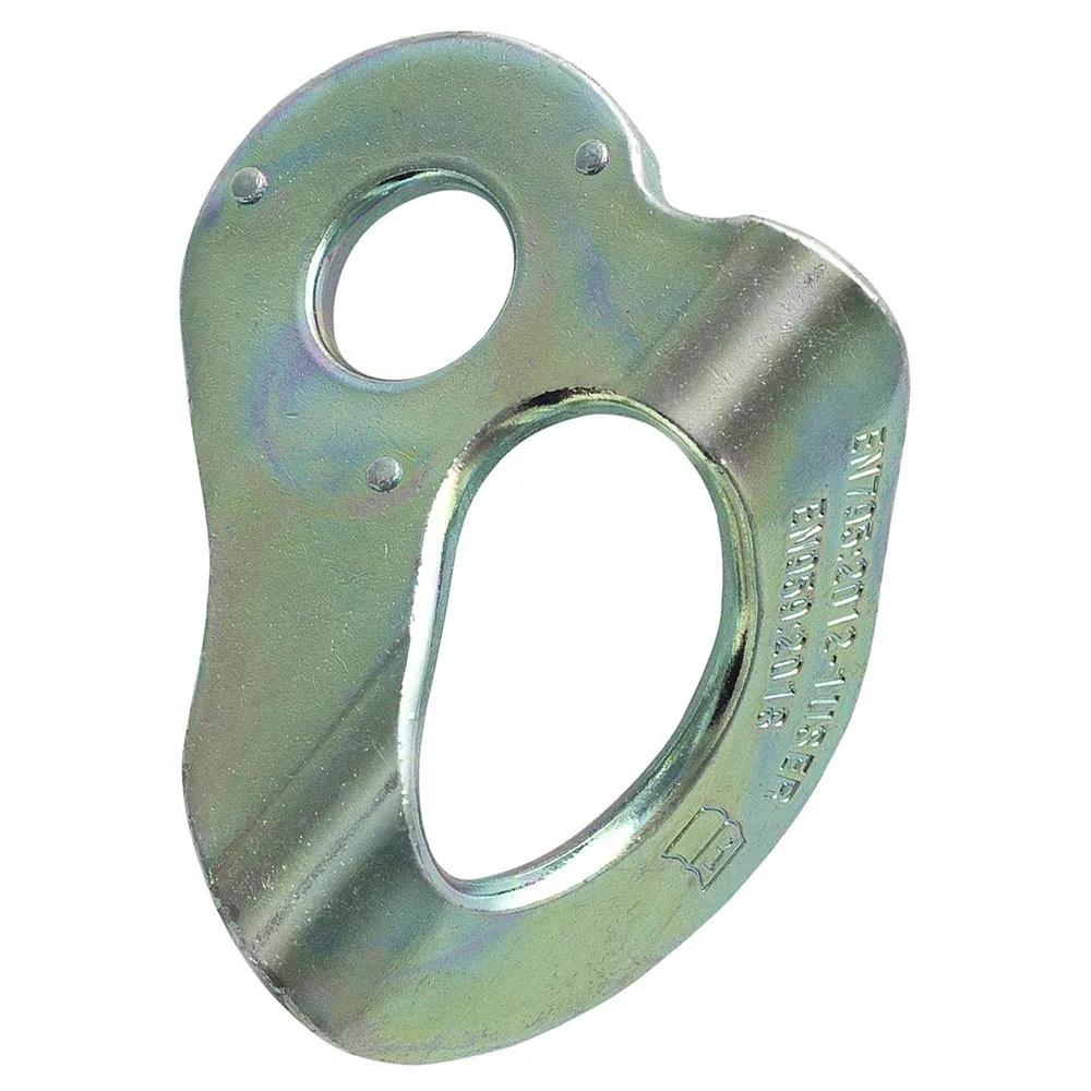 Fixe Climbing Gear Fixe 1 Hanger Galvanized Steel M12 Bolt Hanger 20 Enheter, Silver, One Size